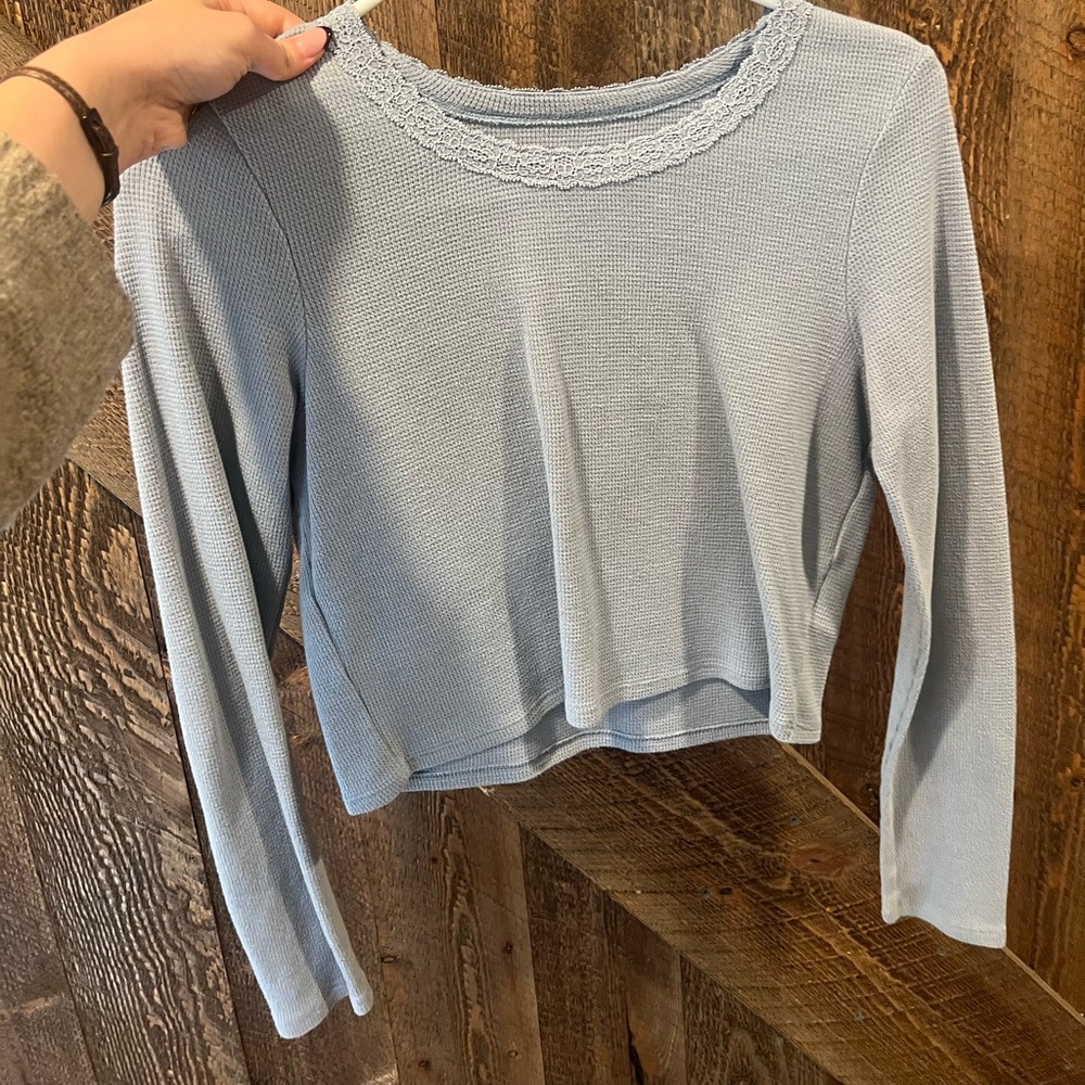 American Eagle Blue Top